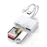 MAXGO 3113 Type-c Lightning Usb Otg Tf Sd Micro Kart Okuyucu Çevirici Dönüştürücü Adaptör