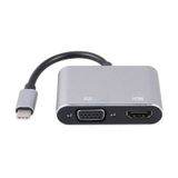 Maxgo 3120 USB Type C To HDMI VGA 3.1 Çevirici Dönüştürücü Kablo Adaptör