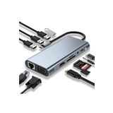 MAXGO 3121 Usb Çoklayıcı 11in1 Hub Type-c 4K HDMI Vga Lan Rj45 SD TF Kart Okuyucu Usb 3.0 Okuyucu Ad