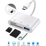 Maxgo 3132 Type-C USB Hub Otg Tf Sd Micro Kart Okuyucu Çevirici Dönüştürücü Adaptör