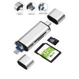 Maxgo 3142 Type C USB Otg Kart Okuyucu Micro Sd Card Reader Çevirici Dönüştürücü Adaptör