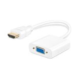 Maxgo HDMI To VGA Çevirici Dönüştürücü Altın Uçlu FHD Kablo