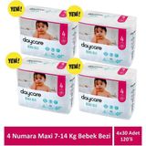 Maxi 4 Numara 7-14 kg Bebek Bezi 4X30 120 Adet