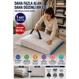 Maxi Boy Vakumlu Hurç 80X110 Cm 1 Adet Çift Kilitli Vakum Poşeti Yorgan Battaniye Saklama Çuvalı