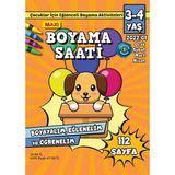 Maxi Boyama Saati 112 Sayfa Kolektif Yazarlı Eğlenceli Boyama Kitabı 6 - 8 Yaş İçin