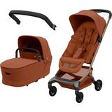 Maxi-Cosi Fame Cabin Portbebesiyle Katlanabilen LED Işıklı Şarj Üniteli Bebek Arabası Terra - Turuncu