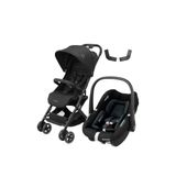 Maxi-Cosi Lara2-Pebble S Tek Elle Katlanabilen Ultra Kompakt Seyahat Sistem Black Bebek Arabası