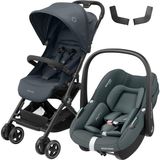 Maxi-Cosi Lara2-Pebble S Tek Elle Katlanabilen Ultra Kompakt Seyahat Sistem Graphite Bebek Arabası