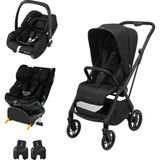 Maxi-Cosi Leona2 Black Seyahat Sistem Bebek Arabası + Emerald 360 Pro Oto Koltuğu