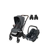 Maxi-cosi Leona2-cabriofix I-size Graphite Ultra Kompakt Seyahat Sistem Bebek Arabası - Gri