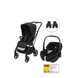 Maxi-Cosi Leona2-Pebble 360 Pro Tek Elle Katlanabilen Çift Yönlü Seyahat Sistem Bebek Arabası Black
