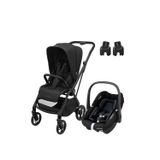 Maxi-Cosi Leona2-Pebble S Tek Elle Katlanabilen Ultra Kompakt Çift Yönlü Seyahat Sistem Bebek Arabası Black