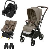 Maxi-Cosi Leona2 Truffle Seyahat Sistem Bebek Arabası + Emerald 360 Pro Oto Koltuğu