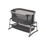 MAXİ-COSİ Maxi Cosi Iora Air Sallanabilen Ahşap Görünümlü Anne Yanı Beşik Beyond Graphite