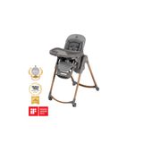 MAXİ-COSİ Maxi-Cosi Minla Plus 6'sı Bir Arada Ahşap Görünümlü 4 Tekerlekli Mama Sandalyesi Elegance Graphite