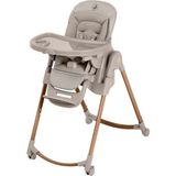 Maxi-Cosi Minla Plus 6'Sı Bir Arada Ahşap Görünümlü 4 Tekerlekli Mama Sandalyesi Beige