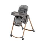 Maxi-cosi Minla Plus 6'sı Bir Arada Ahşap Görünümlü 4 Tekerlekli Mama Sandalyesi Elegance Graphite siyah