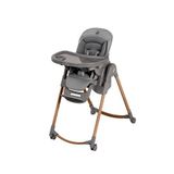 Maxi-Cosi Minla Plus 6'Sı Bir Arada Ahşap Görünümlü 4 Tekerlekli Mama Sandalyesi Elegance Graphite