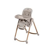 Maxi-cosi Minla Plus Beige 6'sı Bir Arada Ahşap Görünümlü 4 Tekerlekli Mama Sandalyesi - Bej