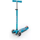 Maxi Deluxe Led 3 Tekerlekli Scooter Aqua, 5-12 Yaş, Ayarlanabilir Gidon, Işıklı Tekerlekler, 50 Kg Taşıma Kapasitesi