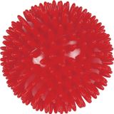MAXİ EL EGZERSİZ MASAJ VE DUYU TOPU, YUMUŞAK DİKENLİ TOP KIRMIZI RENK 9 CM