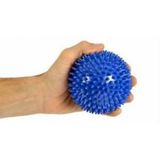 MAXİ EL EGZERSİZ MASAJ VE DUYU TOPU, YUMUŞAK DİKENLİ TOP MAVİ RENK 10 CM