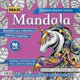 Maxi Mandala Çizgilerle Boyama Terapisi 10