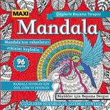 Maxi Mandala Çizgilerle Boyama Terapisi 12