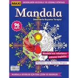 Maxi Mandala Desenlerle Boyama Terapisi 8