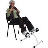 Maxi Mini Egzersiz Bisikleti Siyah Taşıma Kapasitesi 100 kg Direnç Mekanizması ile Kol ve Ayak Egzersiz Pedalı