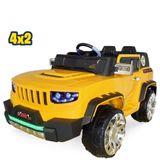 Maxi Taxi İznik Kumandalı 12 V 4x2 Sarı Akülü Araba