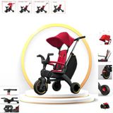 Maxi Taxi Trike Plus F3 Ebeveyn Kontrollu Katlanabilir Bisiklet Kirmizi