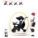 Maxi Taxi Trike Plus F3 Ebeveyn Kontrollu Katlanabilir Bisiklet Siyah