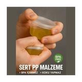 Maxi Trendy Jouis Saklama Kabı Sos 50 Adet 120 ml – 4 Oz Kemik Suyu, Ilik Suyu, Anne Sütü, Sos ve Püre Dondurucu Uyumlu Buzluk Kabı, Sızdırmaz Kapaklı (Bpa Içermez - Kaliteli)