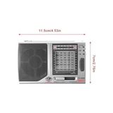 Maxi Trendy KK-9803 Taşınabilir Küçük Boy Cep Radyosu - Fm/mw/sw1 10 Band Pilli Radyo