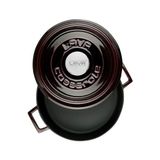 Maxi Trendy Metal Premium Serisi - Döküm Çok Amaçlı Tencere, Yuvarlak, 24 Cm, Majolik Mor