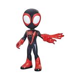 Maxi Trendy Spidey And His Amazing Büyük Boy Miles Morales: Spider-Man Figürü, 22,5 Cm'lik Aksiyon Figürü, Okul Öncesi Oyuncakları - 01-Mavi