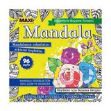 Maxi Yayıncılık Maxi Mandala Desenlerle Boyama Terapisi 16