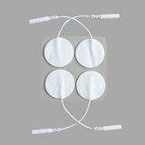 Maxi Yuvarlak Soketli Elektrot 3.2*3.2 cm ems Tens Cihazı Pin Girişli Elektrod , 2 Paket = 8 Adet