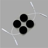 Maxi Yuvarlak Soketli Elektrot 3.2x3.2 cm Ems Tens Cihazı Pin Girişli 2 Paket 8 Adet