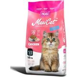 Maxicat Kitten Tavuklu Yavru Kedi Maması 15KG