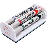Maxiflo Tahta Kalemi Set Sünger ile (Yuvarlak Uçlu Ince) - Çok Renkli