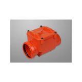 MaxiFlow 110 mm Pvc Atık Pis Su Çekvalf Kalite Belgeli Rögar - Turuncu