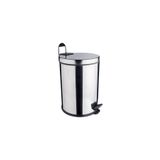 Maxiflow Çelik 8 Litre Pedallı Çöp Kovası Ss 430 Kalite