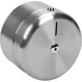 MaxiFlow Içten Çekmeli Wc Cimri Kağıt Dispanseri Krom Tuvalet Kağıdı Verici Çap 21,5 x 13,5 cm - 21,5 cm x 13,5 cm