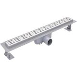 Maxiflow Rain Serisi Paslanmaz Duş Kanalı Lineer Yer Süzgeci Duş Izgarası 40 cm