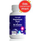 Maxigal Magnezyum Sitrat ve B6 Vitamini Takviye Edici Gıda 120 Tablet Türkiye Menşeli - --