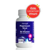 Maxigal Magnezyum Sitrat ve B6 Vitamini Takviye Edici Gıda