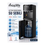 Maxilife Aqua Kompresörlü Alttan Damacanalı Sıcak Soğuk Normal Su Sebili Çocuk Kilitli PS-SLR-818