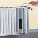 Maximex Düz radyatör fırçası – esnek, plastik, 5,5 x 120 x 5,5 cm, siyah, 7117001500, turkuaz, 120 x 5,5 x 5,5 cm
